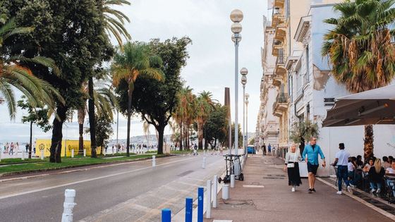 La baie des Anges à Nice